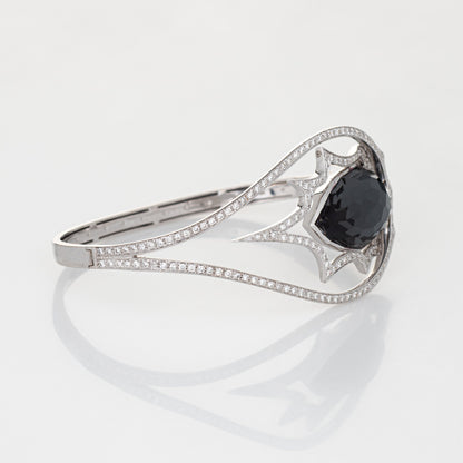 Stephen Webster Diamond Cuff Bracelet Murder She Wrote 18 Karat Gold Estate