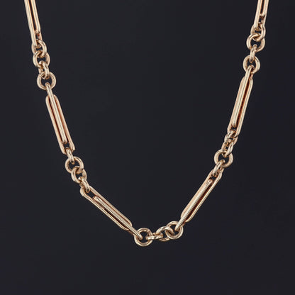 Antique Gold Necklace | 14k Gold Chain